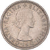 Monnaie, Grande-Bretagne, Elizabeth II, 6 Pence, 1957, TTB+, Cupro-nickel