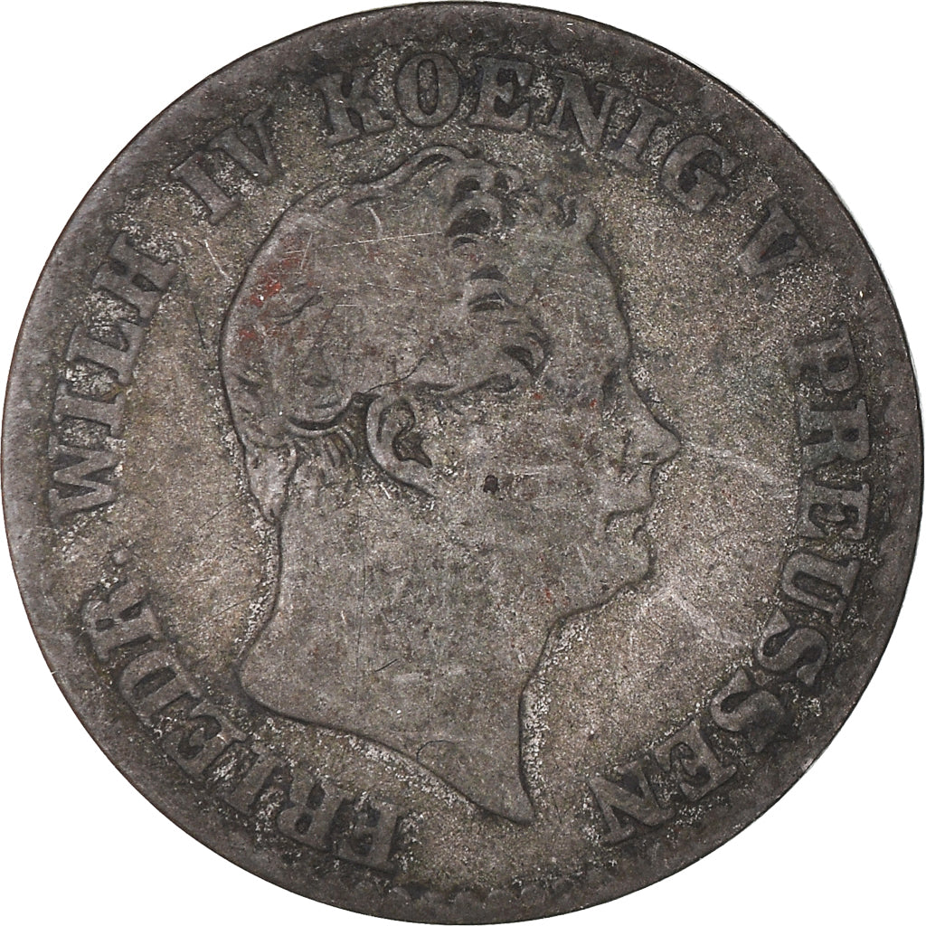 Coin, German States, PRUSSIA, Friedrich Wilhelm IV, 2-1/2 Silber Groschen, 1843