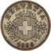 Coin, Switzerland, 20 Rappen, 1858, Bern, EF(40-45), Billon, KM:7