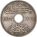 Moneta, Egitto, Hussein Kamil, 10 Milliemes, 1917, BB, Rame-nichel, KM:316