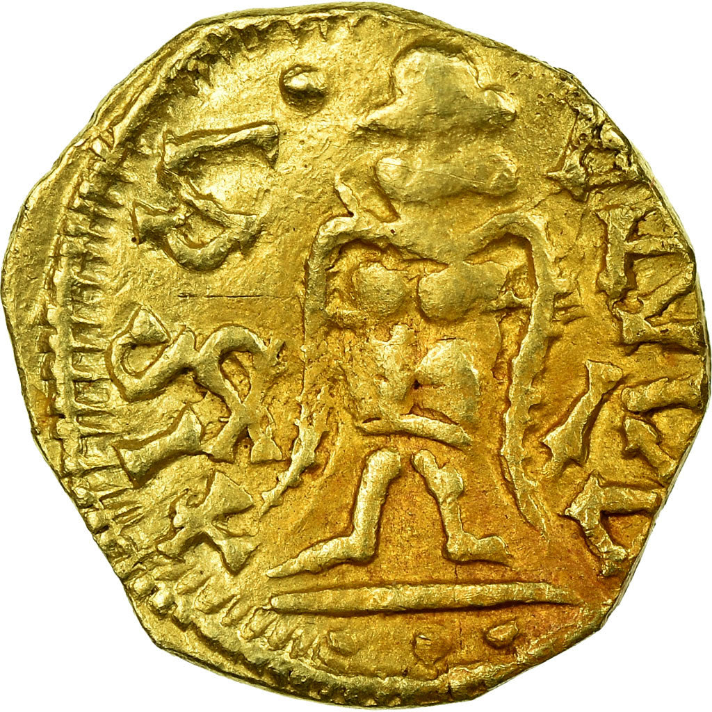 Monnaie, France, Redonis, Judicael, Triens, Rennes, Extremely rare, TTB+, Or