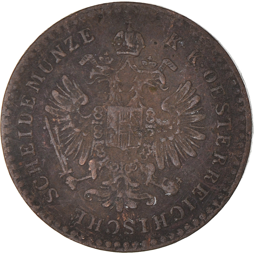 Münze, Österreich, Franz Joseph I, 5/10 Kreuzer, 1859, Venezia, S+, Kupfer