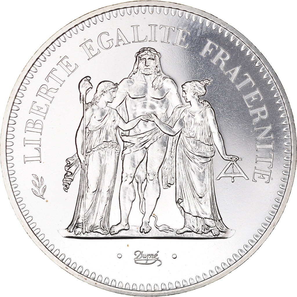Münze, Frankreich, Hercule, 50 Francs, 1974, Paris, FDC, STGL, Silber, KM:941.1
