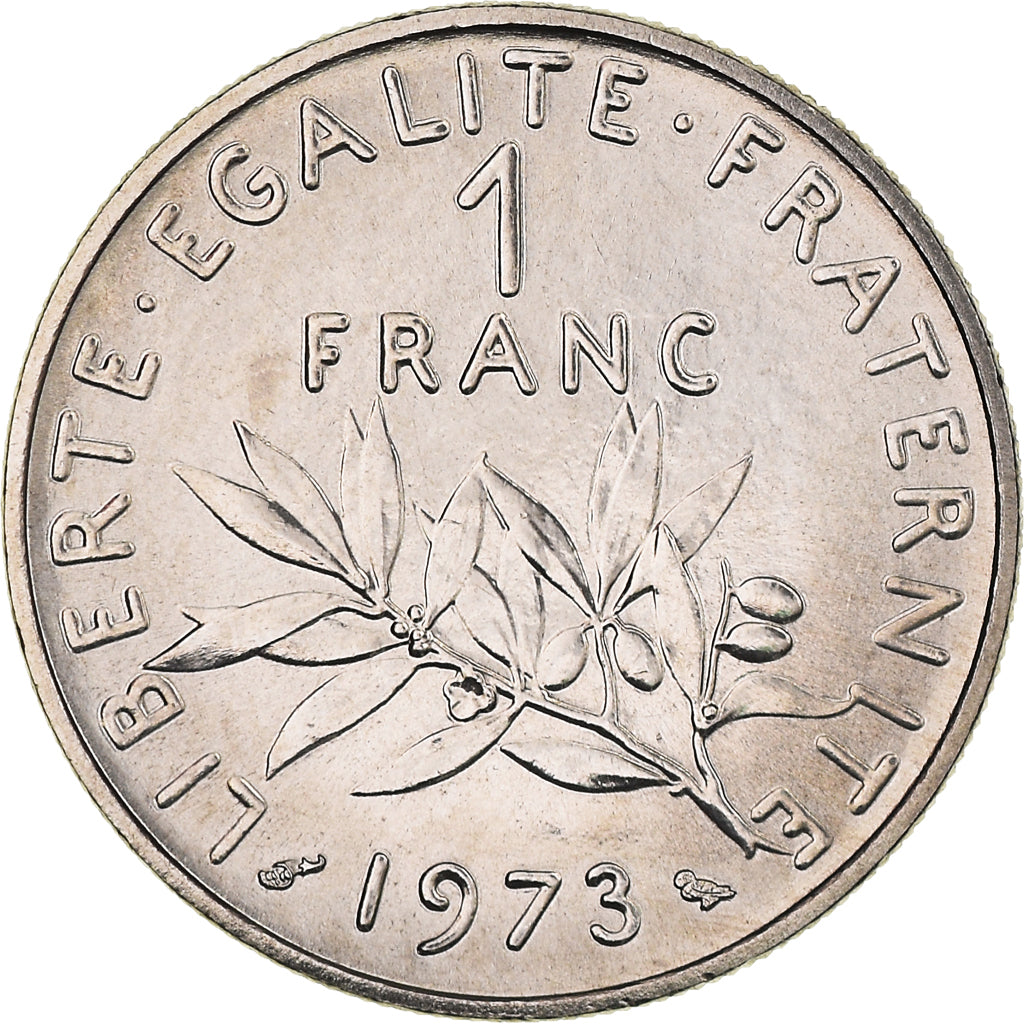 Moneda, Francia, Semeuse, Franc, 1973, Paris, FDC, FDC, Níquel, KM:925.1