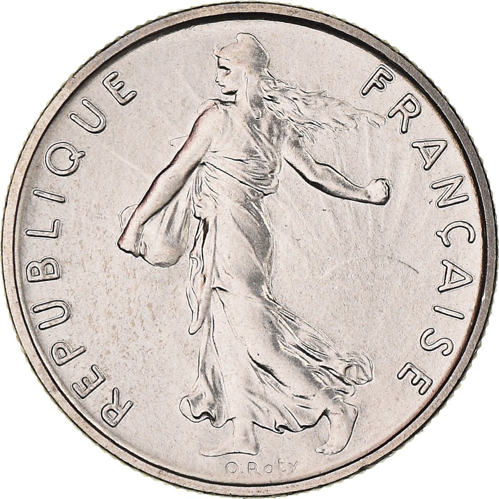 Coin, France, Semeuse, 1/2 Franc, 1973, Paris, FDC, MS(65-70), Nickel, KM:931.1