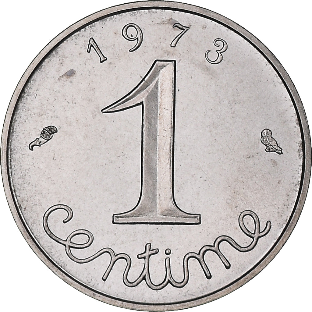 Coin, France, Épi, Centime, 1973, Paris, FDC, MS(65-70), Stainless Steel