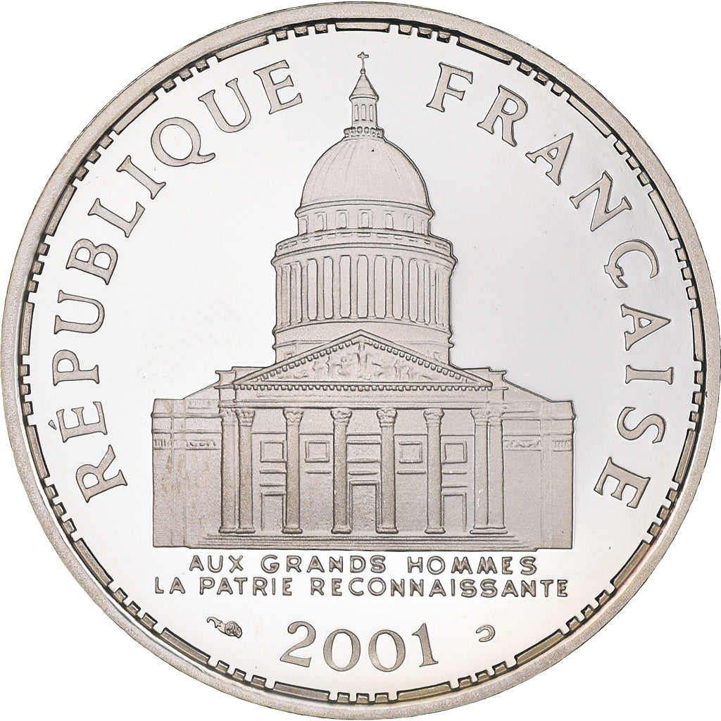 Coin, France, Panthéon, 100 Francs, 2001, Proof, MS(65-70), Silver