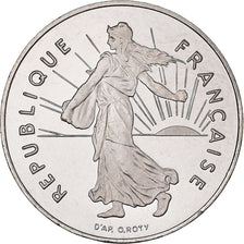 Münze, Frankreich, Semeuse, Franc, 2001, Paris, Proof, STGL, Nickel, KM:925.2