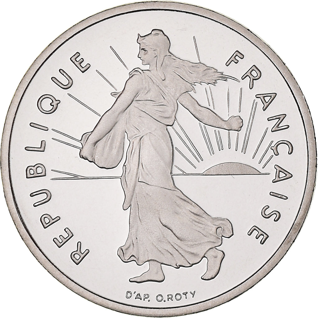 Coin, France, Semeuse, 1/2 Franc, 2001, Paris, Proof / BE, MS(65-70), Nickel