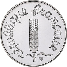 Moeda, França, Épi, Centime, 2001, Paris, Proof, MS(65-70), Aço Inoxidável