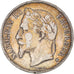 Moneta, Francja, Napoleon III, 5 Francs, 1868, Strasbourg, VF(20-25), Srebro