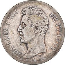 Munten, Frankrijk, Charles X, 5 Francs, 1826, Paris, FR, Zilver, KM:720.1