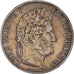Coin, France, Louis-Philippe, 5 Francs, 1845, Strasbourg, VF(20-25), Silver