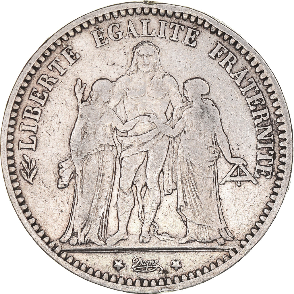 Coin, France, Hercule, 5 Francs, 1873, Paris, VF(20-25), Silver, KM:820.1