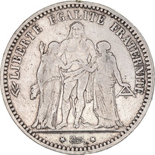 Coin, France, Hercule, 5 Francs, 1873, Paris, VF(20-25), Silver, KM:820.1