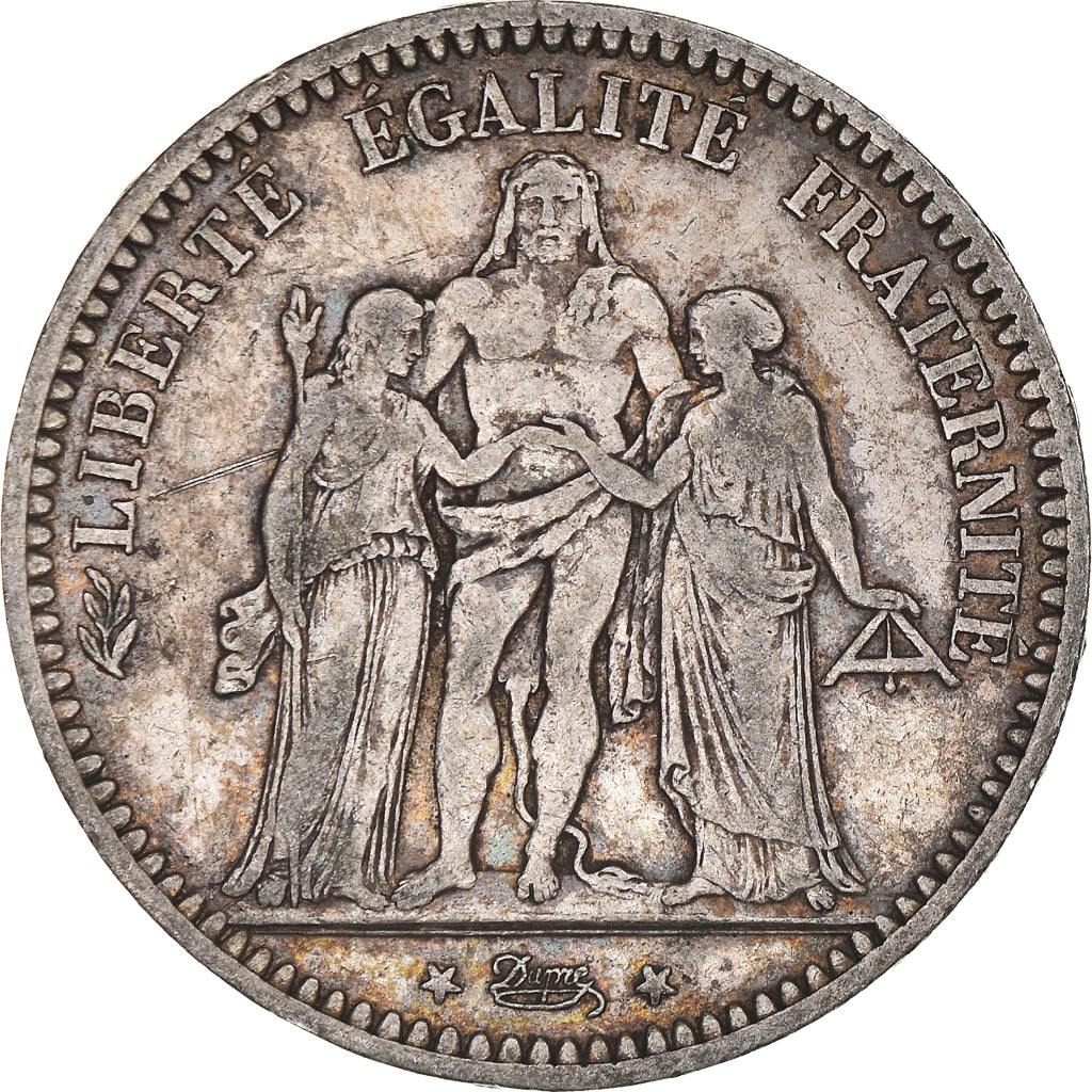 Coin, France, Hercule, 5 Francs, 1873, Paris, VF(30-35), Silver, KM:820.1