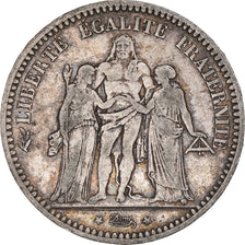 Coin, France, Hercule, 5 Francs, 1873, Paris, VF(30-35), Silver, KM:820.1