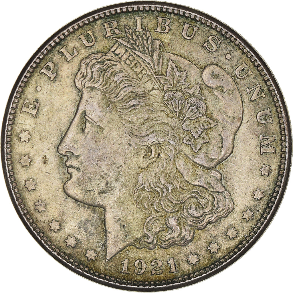 Moneta, Stati Uniti, Morgan Dollar, Dollar, 1921, San Francisco, BB, Argento