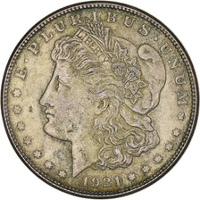 Moneta, Stati Uniti, Morgan Dollar, Dollar, 1921, San Francisco, BB, Argento