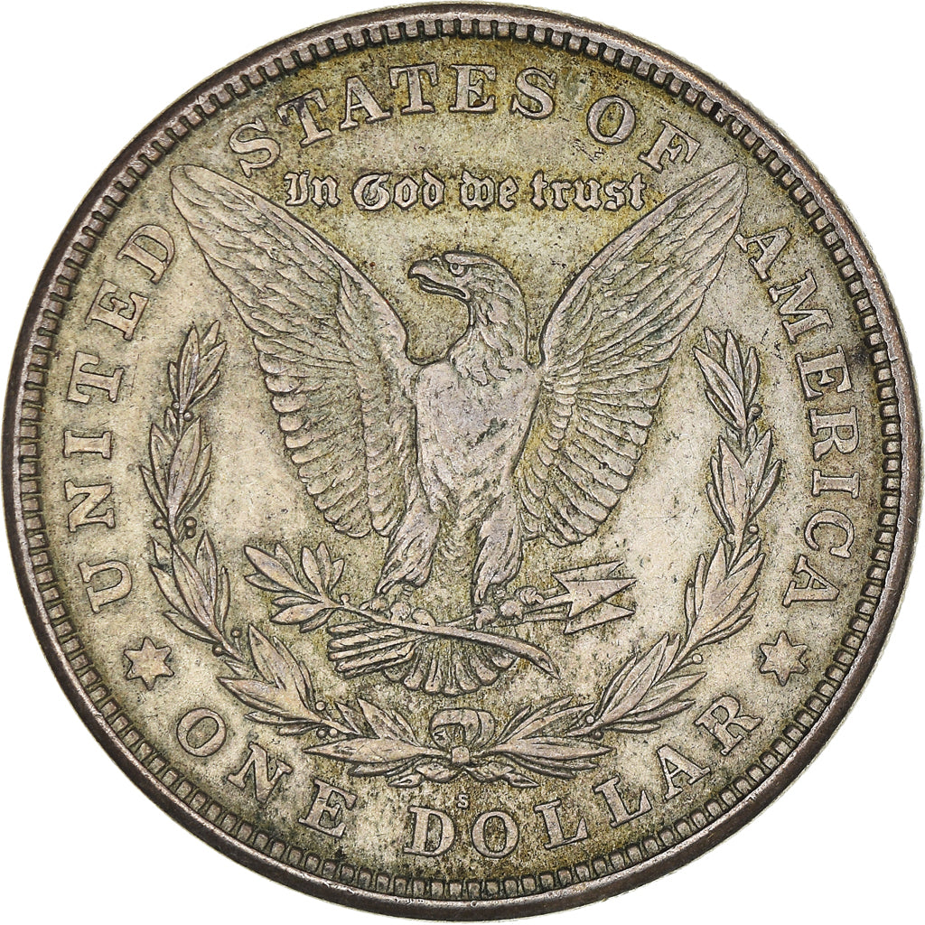 Moneta, Stati Uniti, Morgan Dollar, Dollar, 1921, San Francisco, BB, Argento