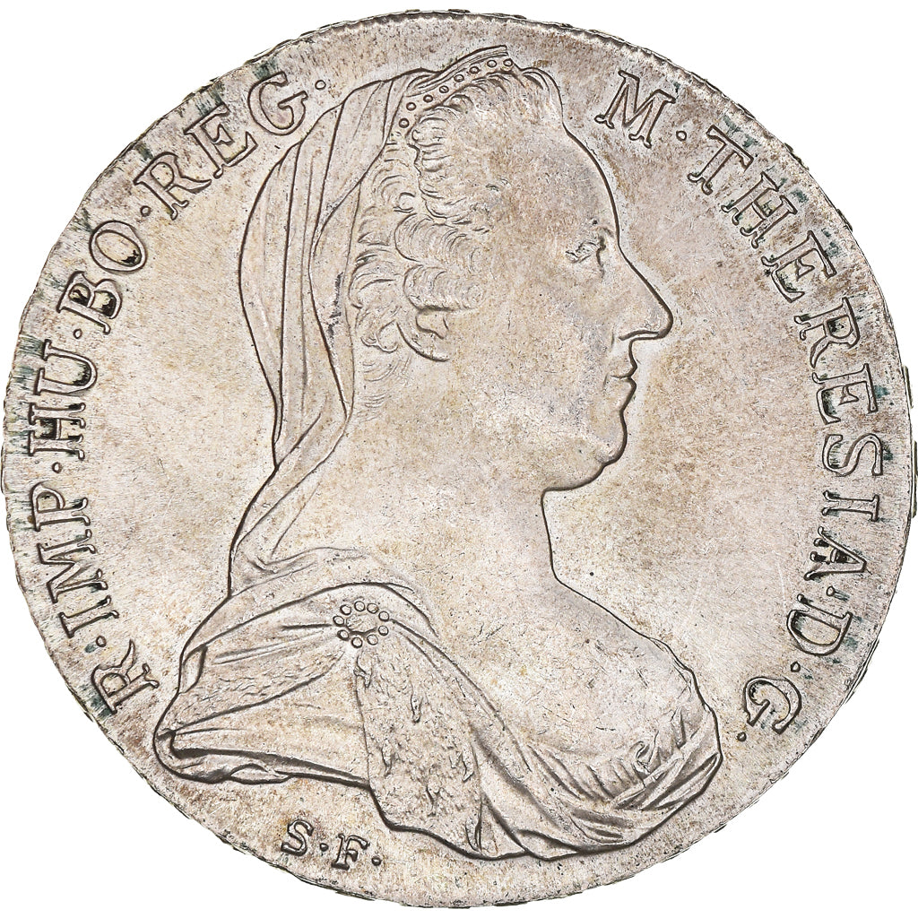 Coin, Austria, Joseph II, Thaler, 1780, Vienna, Restrike, MS(60-62), Silver