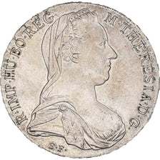 Coin, Austria, Joseph II, Thaler, 1780, Vienna, Restrike, MS(60-62), Silver