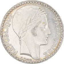 Münze, Frankreich, Turin, 20 Francs, 1933, Paris, Rameaux courts, VZ+, Silber