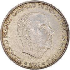 Munten, Spanje, Caudillo and regent, 100 Pesetas, 1966, Madrid, ZF+, Zilver
