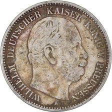 Coin, German States, PRUSSIA, Wilhelm I, 2 Mark, 1876, Berlin, VF(30-35)