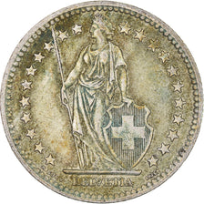 Münze, Schweiz, 2 Francs, 1958, Bern, SS, Silber, KM:21