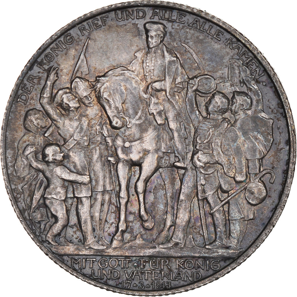 Moneta, Stati tedeschi, PRUSSIA, Wilhelm II, 2 Mark, 1913, Berlin, SPL-
