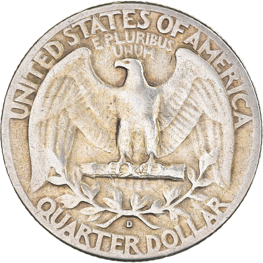 Moneda, Estados Unidos, Washington Quarter, Quarter, 1947, U.S. Mint, Denver
