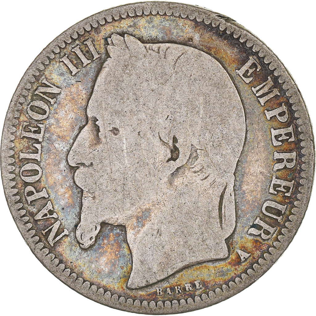 Münze, Frankreich, Napoleon III, Napoléon III, Franc, 1868, Paris, SGE+
