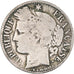 Moeda, França, Cérès, Franc, 1871, Bordeaux, F(12-15), Prata, KM:822.2