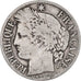 Moneta, Francia, Cérès, Franc, 1871, Bordeaux, MB, Argento, KM:822.2