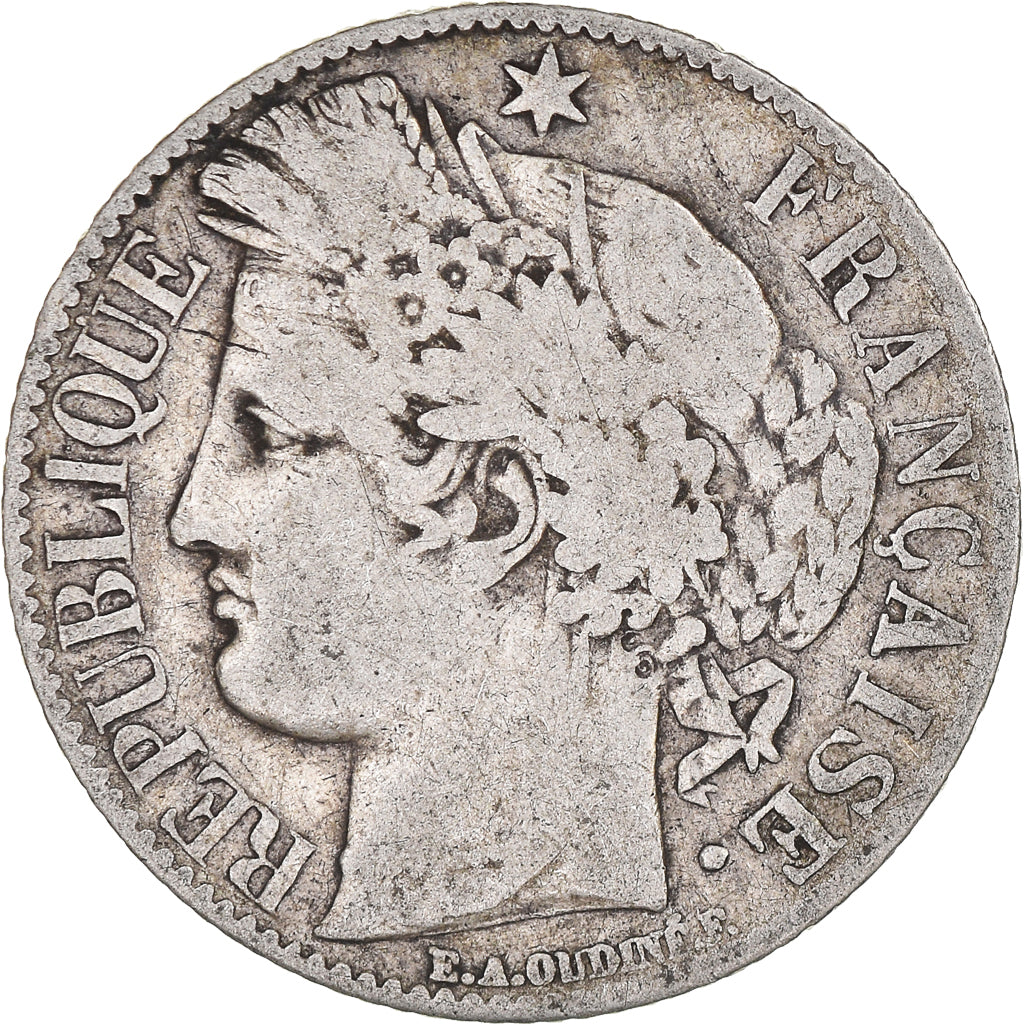 Münze, Frankreich, Cérès, Franc, 1887, Paris, S, Silber, KM:822.1