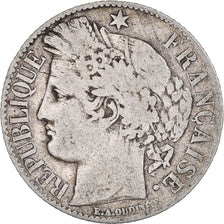 Münze, Frankreich, Cérès, Franc, 1887, Paris, S, Silber, KM:822.1