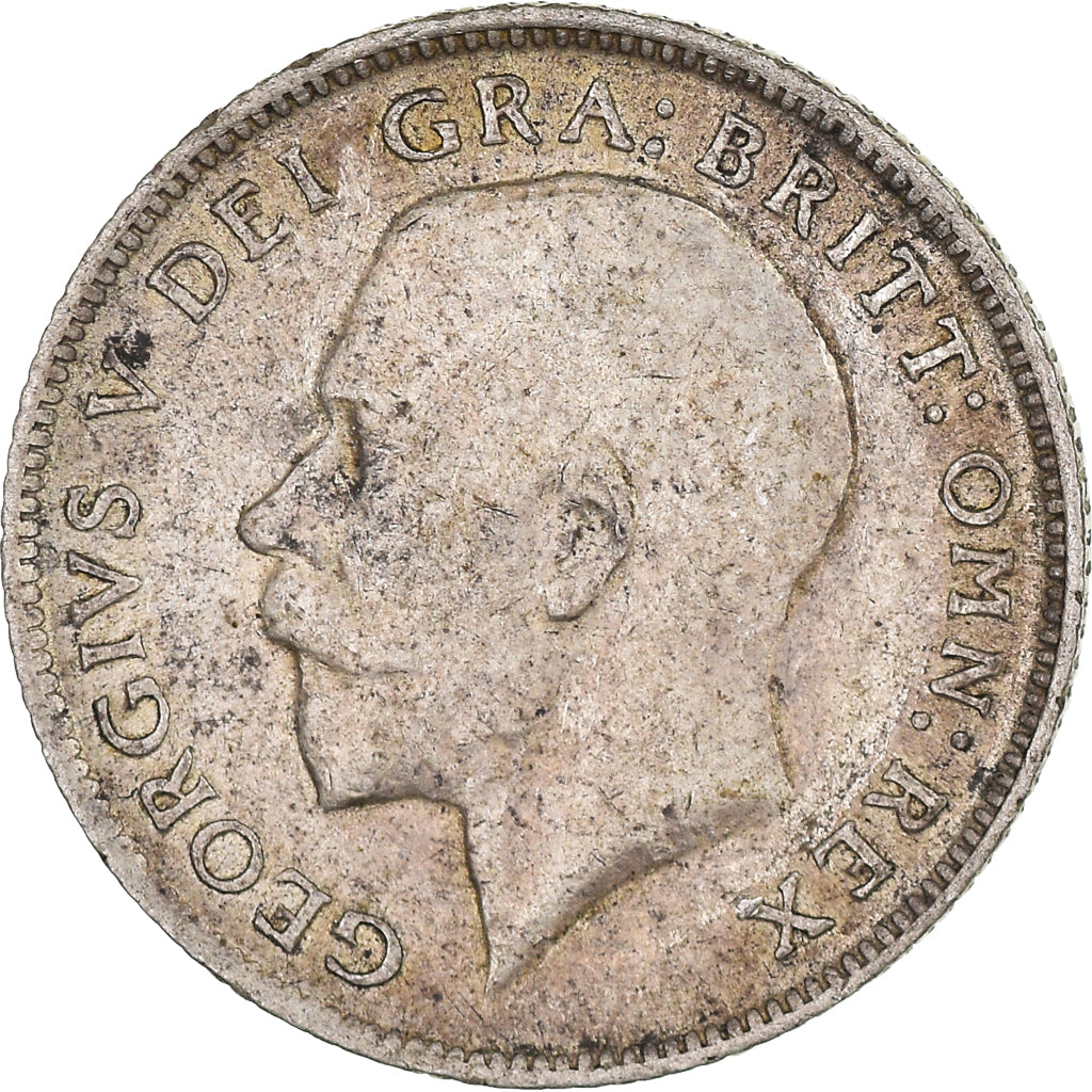 Coin, Great Britain, George V, 6 Pence, 1914, EF(40-45), Silver, KM:815