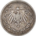 Monnaie, Empire allemand, 1/2 Mark, 1905, Stuttgart, TTB, Argent, KM:17