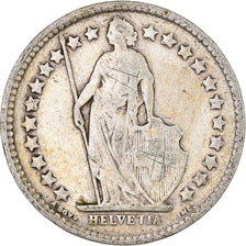 Coin, Switzerland, 1/2 Franc, 1916, Bern, VF(20-25), Silver, KM:23