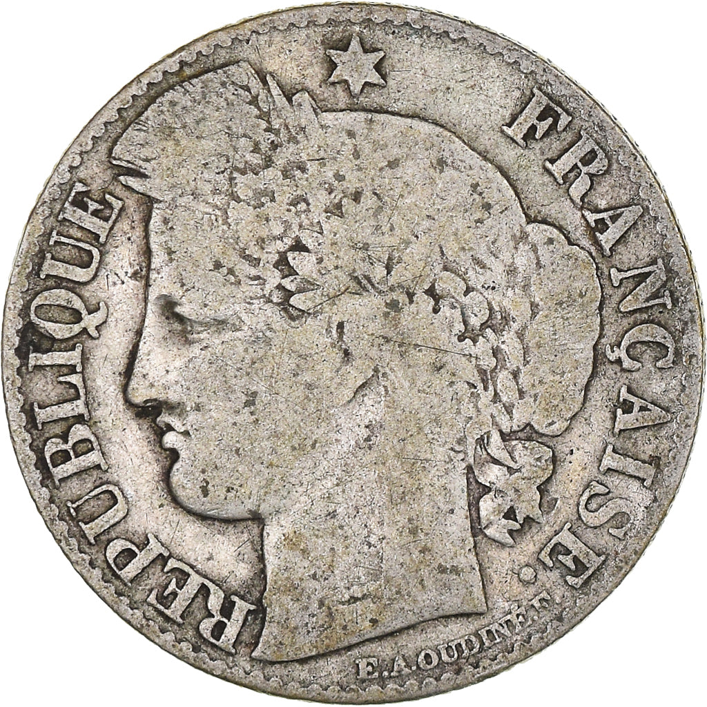 Monnaie, France, Cérès, 50 Centimes, 1895, Paris, TB, Argent, Gadoury:419a