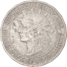 GUADELOUPE, Franc, 1903, KM #46, VF(30-35), Copper-Nickel, 25, Lecompte #57,...