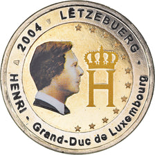 Luxembourg, 2 Euro, Grand Duc de Luxembourg, 2004, Colourized, MS(63)