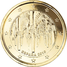 Spanje, 2 Euro, Cordoba - UNESCO Heritage site, 2010, Madrid, gold-plated coin