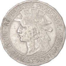 GUADELOUPE, Franc, 1903, KM #46, VF(30-35), Copper-Nickel, 25, Lecompte #57,...