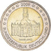 Niemcy - RFN, 2 Euro, Saarland, 2009, Stuttgart, AU(55-58), Bimetaliczny, KM:276