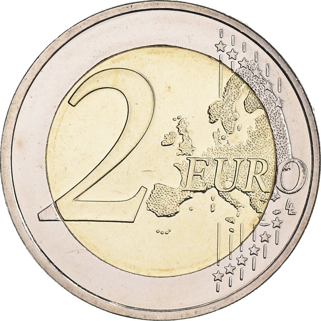 Alemania, 2 Euro, Sachsen, 2016, Stuttgart, EBC+, Bimetálico, KM:New