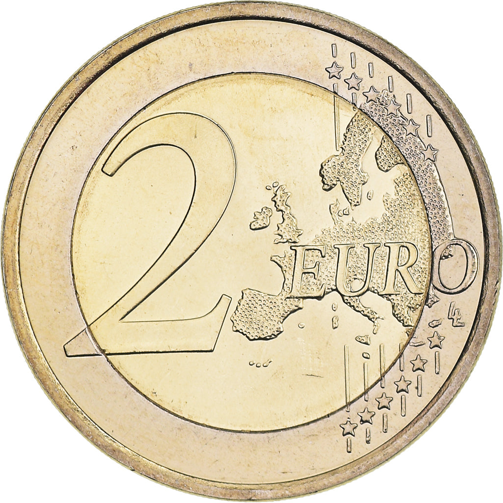 Finland, 2 Euro, 2015, 30 ans   Drapeau européen, MS(64), Bi-Metallic, KM:New