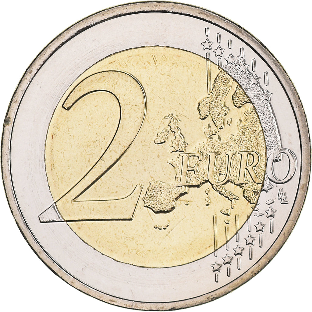 Greece, 2 Euro, Star, 2014, MS(63), Bi-Metallic, KM:New