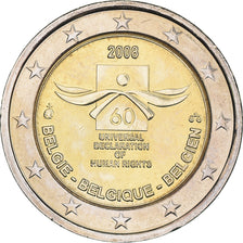 Belgium, 2 Euro, Déclaration des Droits de l'Homme, 2008, Brussels, MS(60-62)